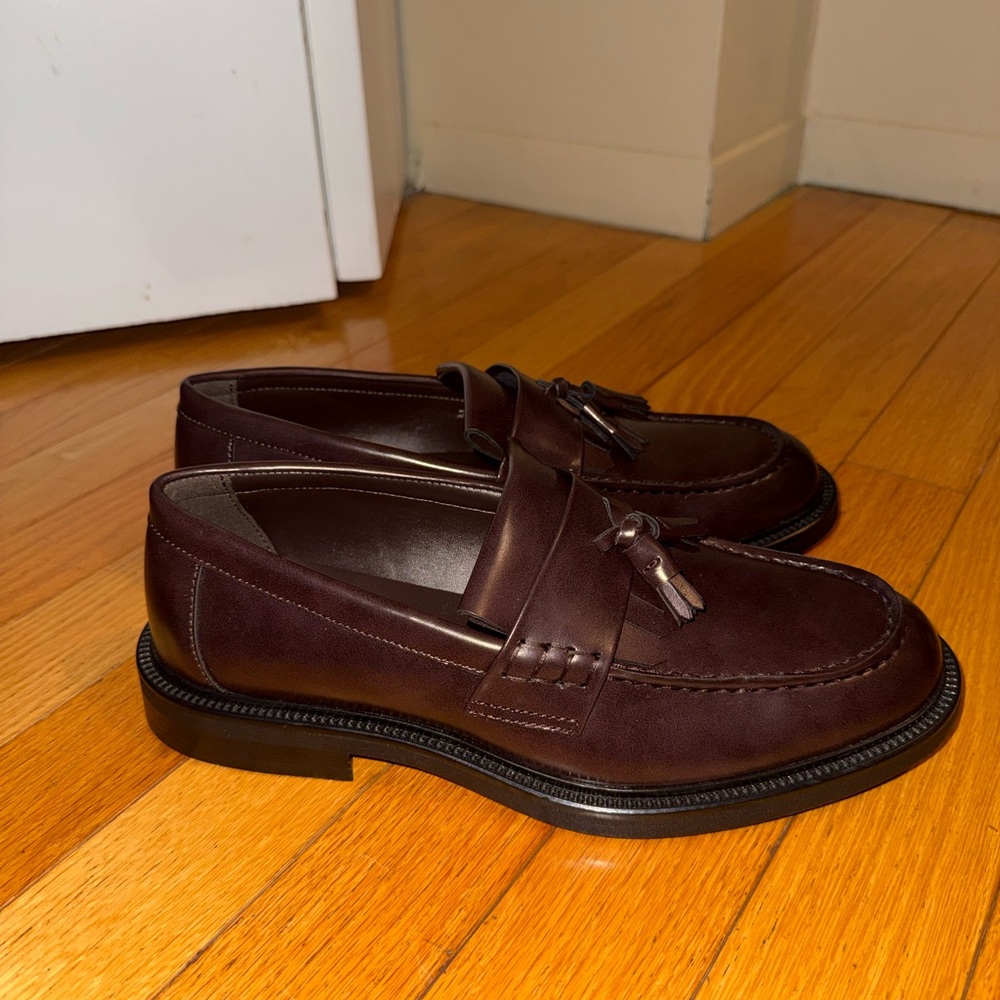 Call It Spring Men's Tassel Loafers in Burgundy Brown